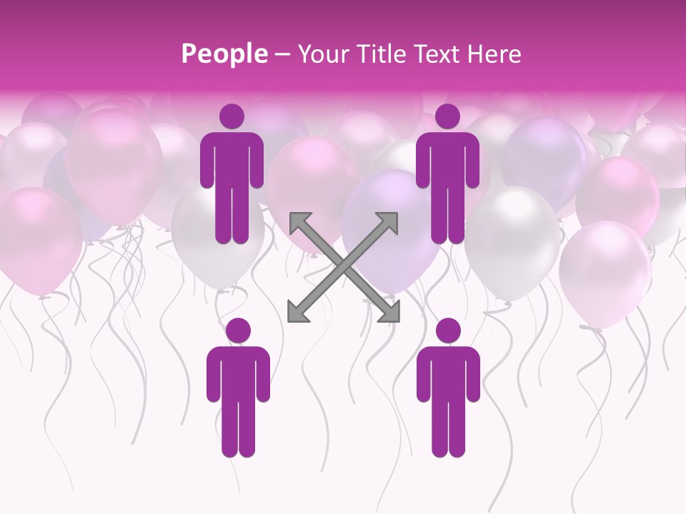 Bunch Celebrate Isolated PowerPoint Template