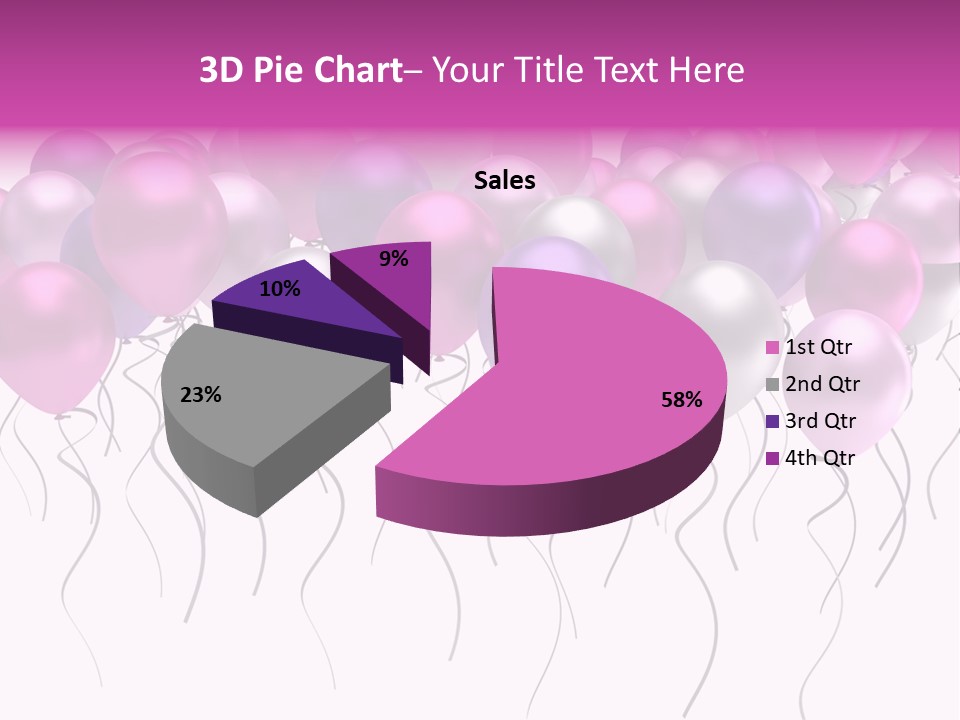 Bunch Celebrate Isolated PowerPoint Template