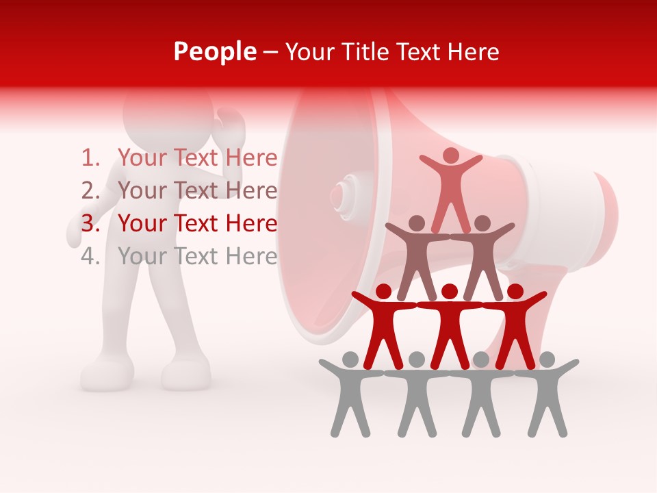 People Humor Message PowerPoint Template