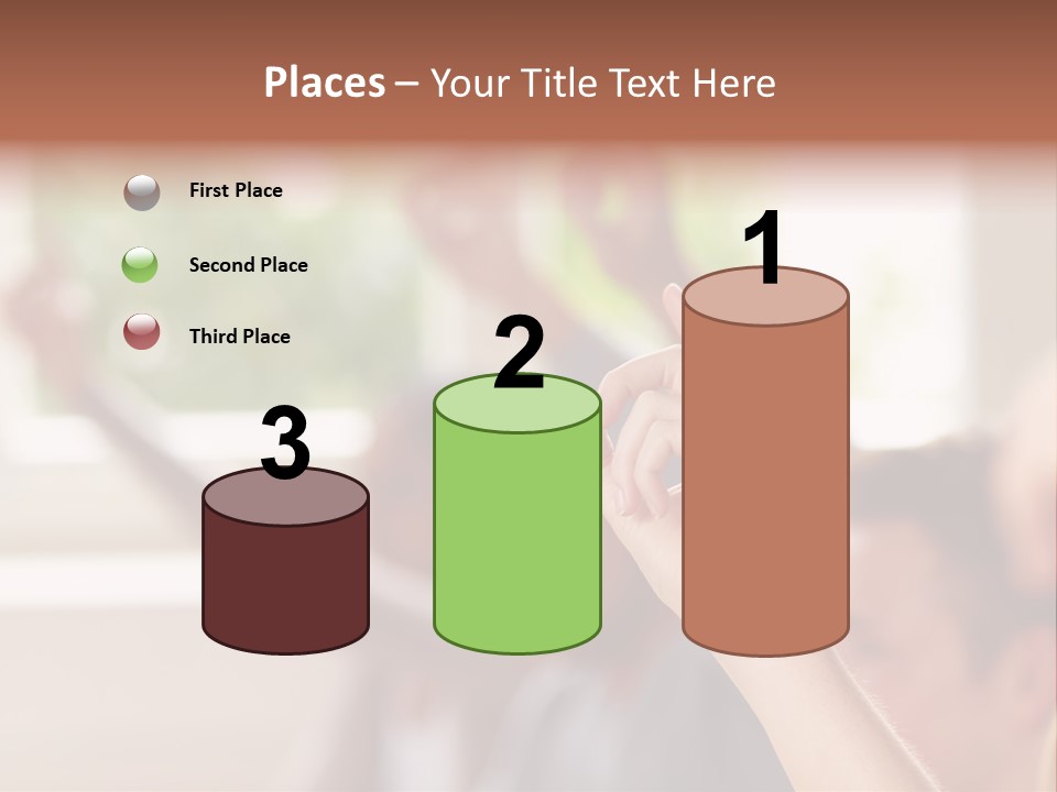 Learn Diligence Woman PowerPoint Template