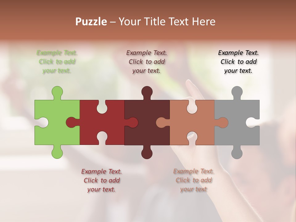 Learn Diligence Woman PowerPoint Template