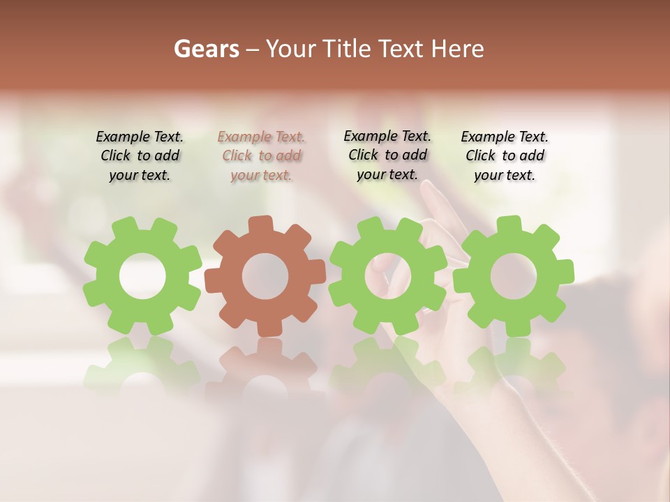 Learn Diligence Woman PowerPoint Template