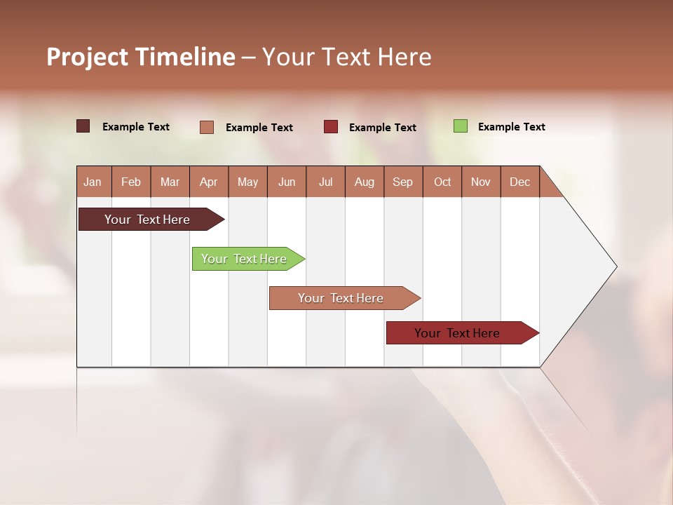 Learn Diligence Woman PowerPoint Template