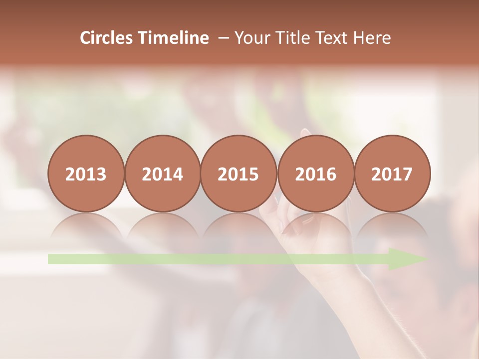 Learn Diligence Woman PowerPoint Template