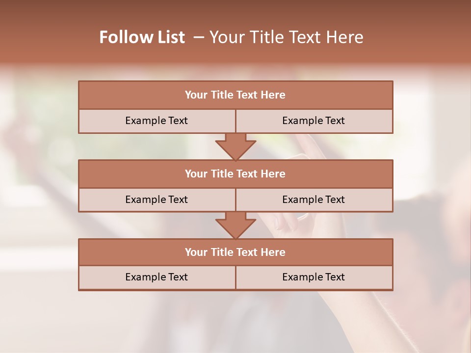 Learn Diligence Woman PowerPoint Template