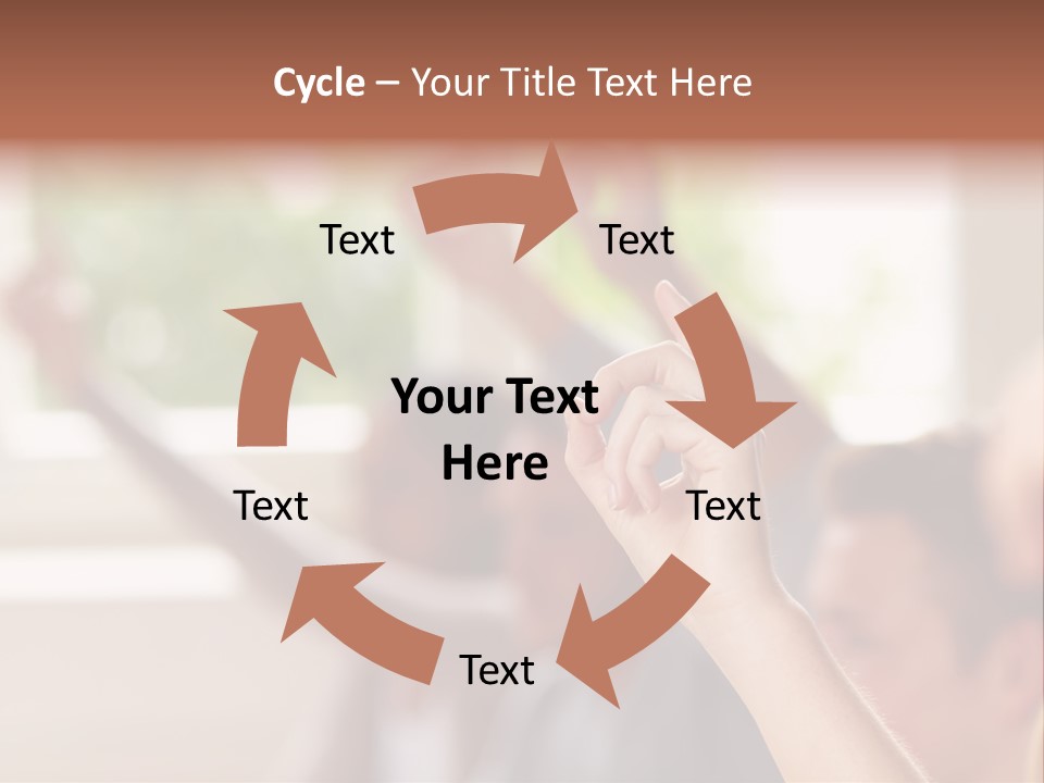 Learn Diligence Woman PowerPoint Template