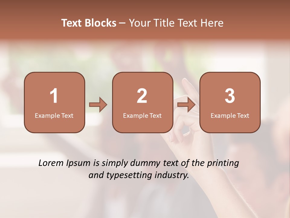 Learn Diligence Woman PowerPoint Template