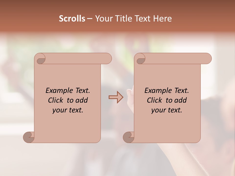 Learn Diligence Woman PowerPoint Template