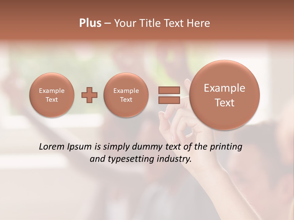 Learn Diligence Woman PowerPoint Template