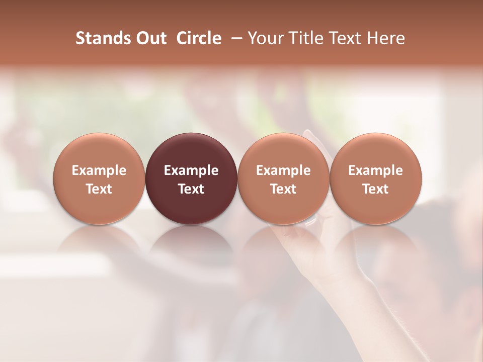 Learn Diligence Woman PowerPoint Template