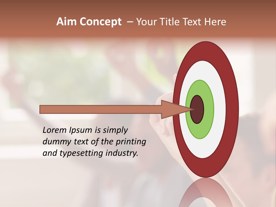 Learn Diligence Woman PowerPoint Template