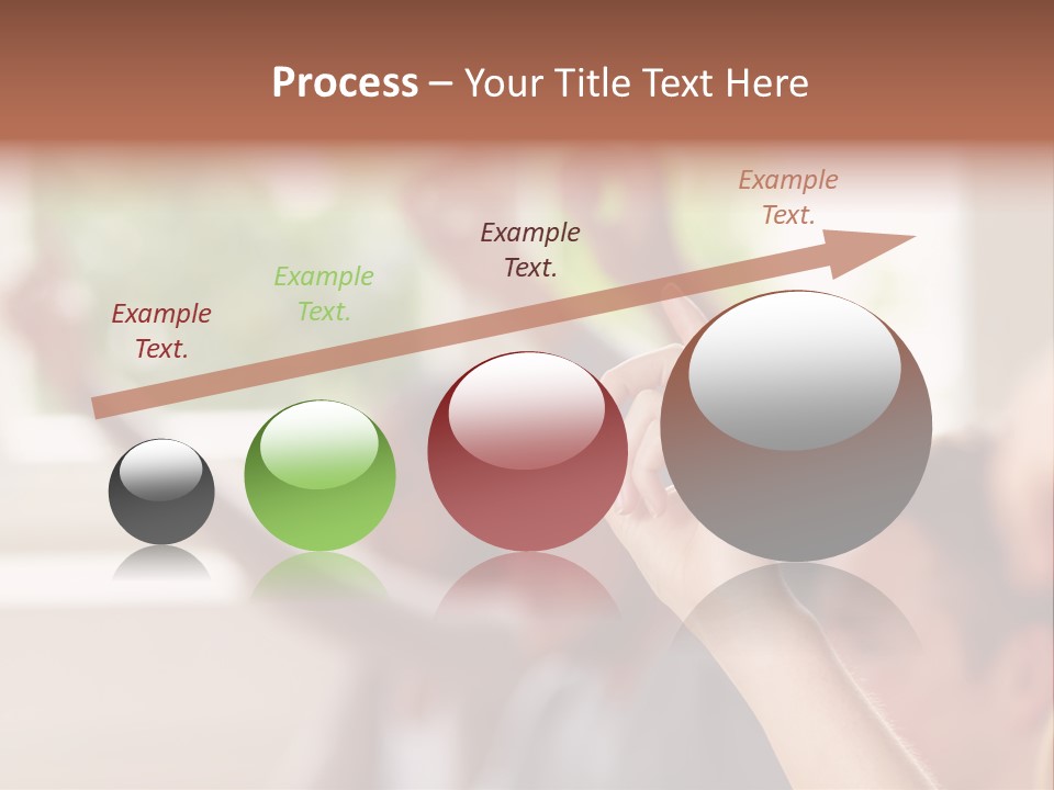 Learn Diligence Woman PowerPoint Template