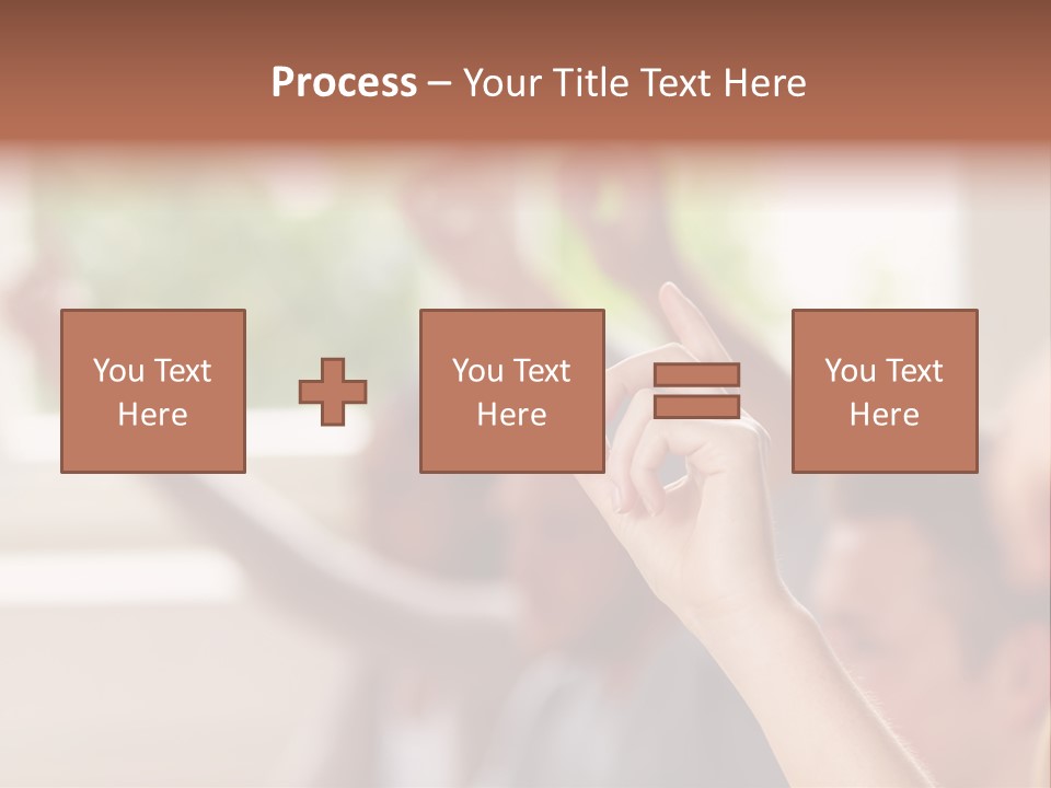Learn Diligence Woman PowerPoint Template