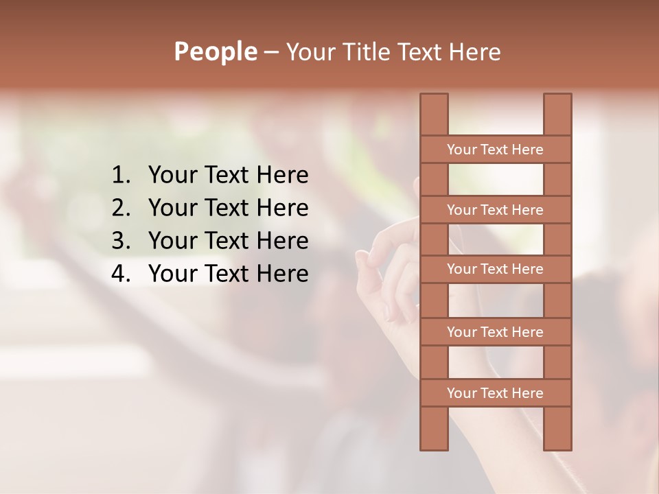 Learn Diligence Woman PowerPoint Template