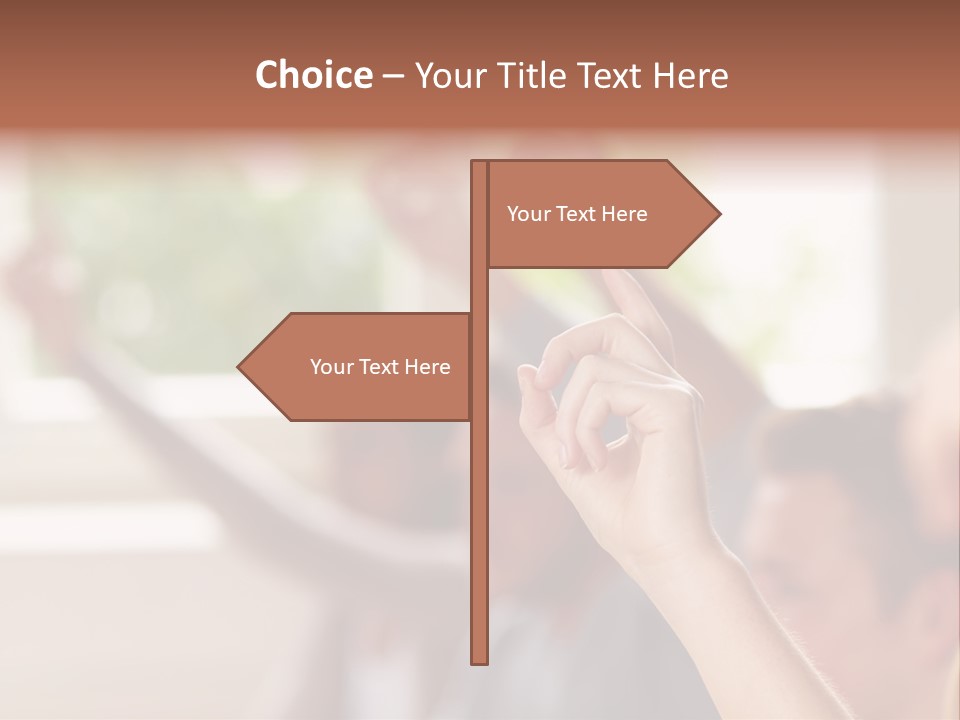 Learn Diligence Woman PowerPoint Template