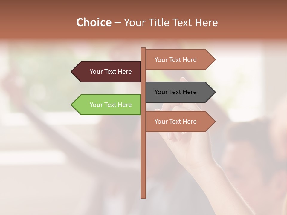 Learn Diligence Woman PowerPoint Template