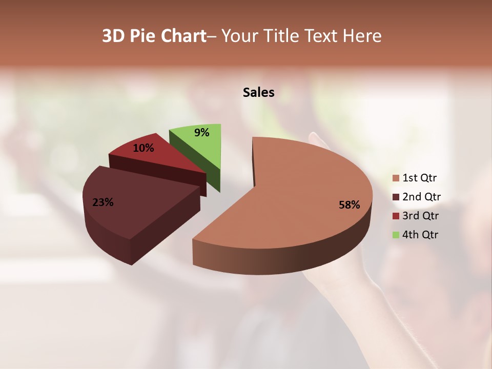 Learn Diligence Woman PowerPoint Template