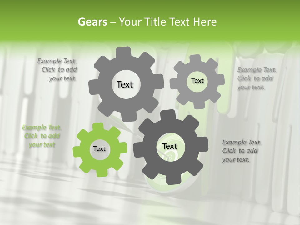 Direct Manager Croud PowerPoint Template