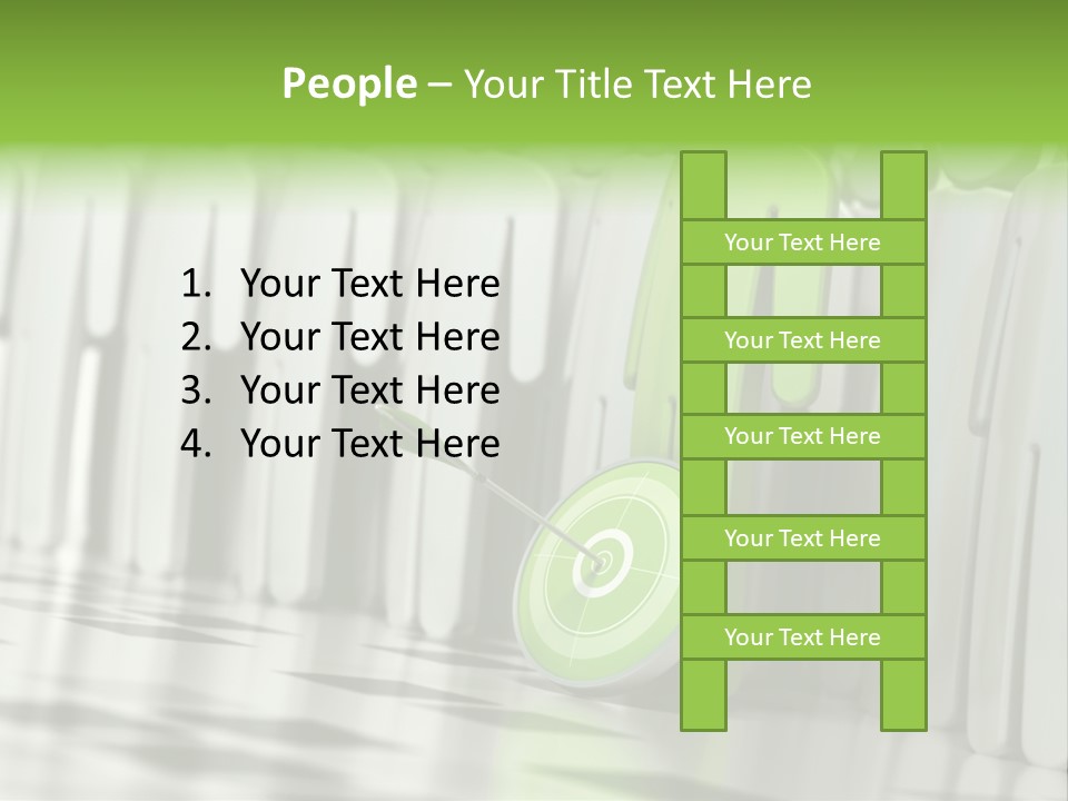 Direct Manager Croud PowerPoint Template