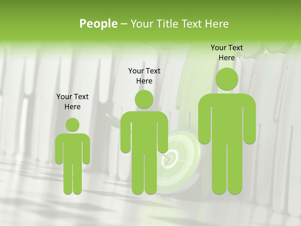 Direct Manager Croud PowerPoint Template