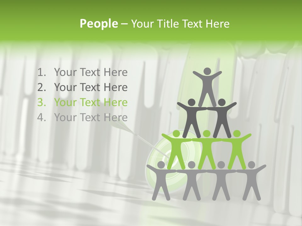 Direct Manager Croud PowerPoint Template