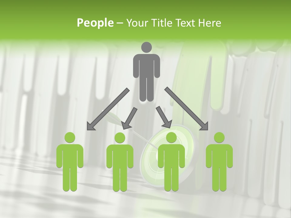 Direct Manager Croud PowerPoint Template