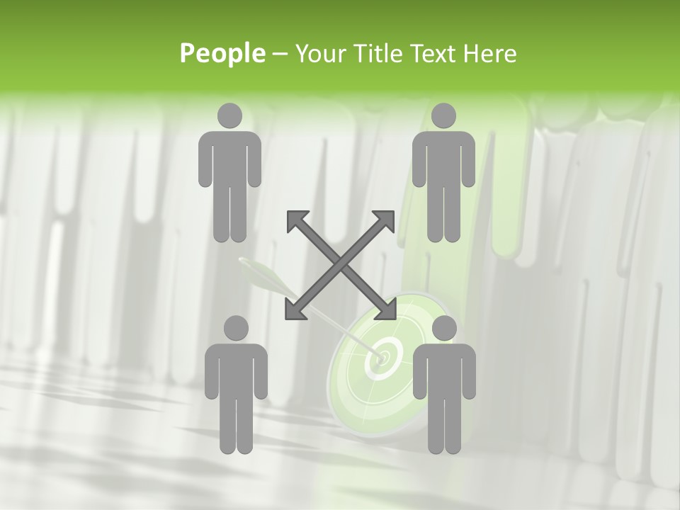 Direct Manager Croud PowerPoint Template