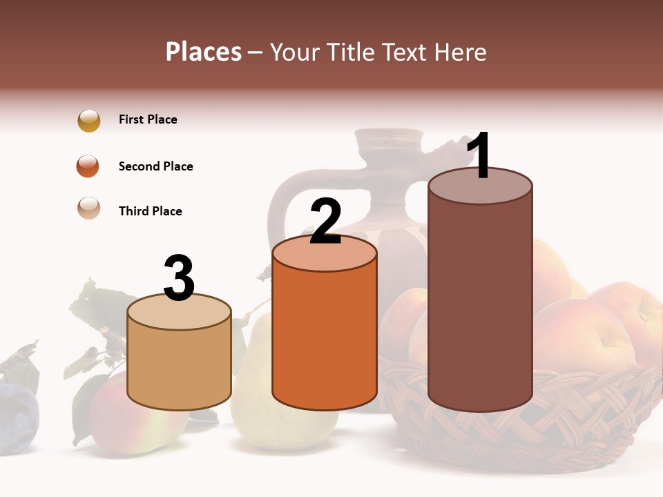 Plum Fruits Plants PowerPoint Template