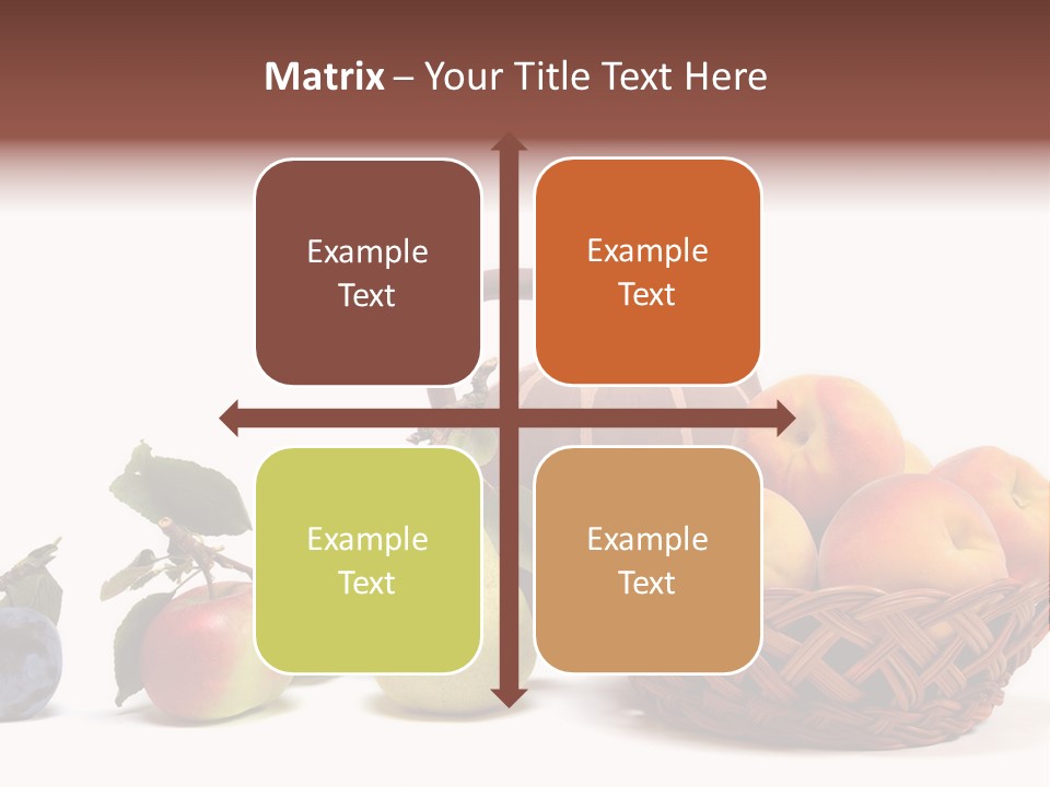 Plum Fruits Plants PowerPoint Template