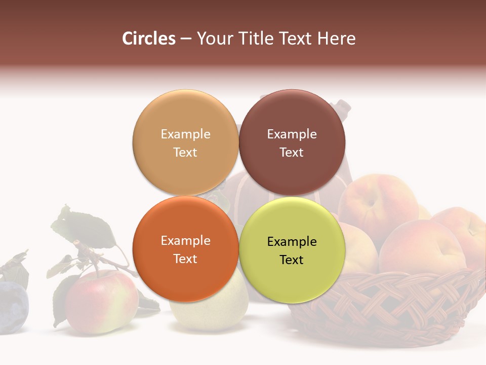 Plum Fruits Plants PowerPoint Template