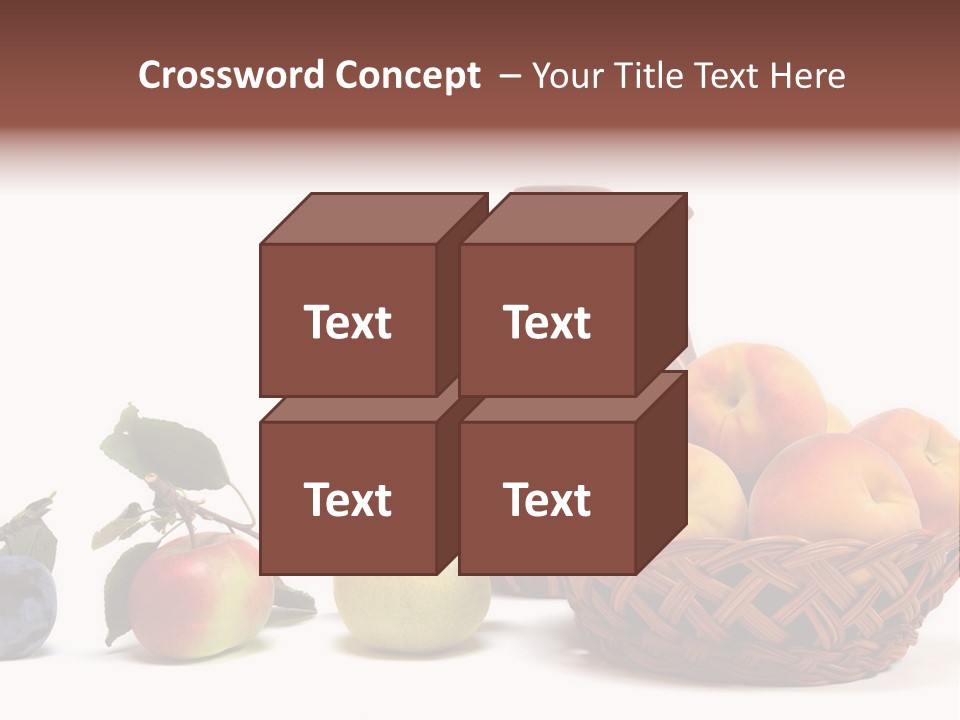 Plum Fruits Plants PowerPoint Template