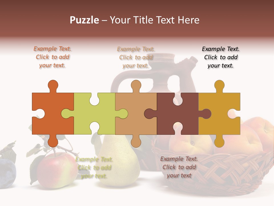 Plum Fruits Plants PowerPoint Template