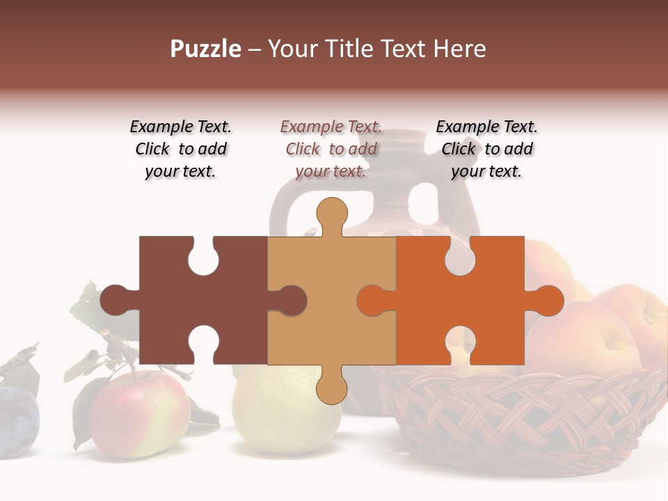 Plum Fruits Plants PowerPoint Template