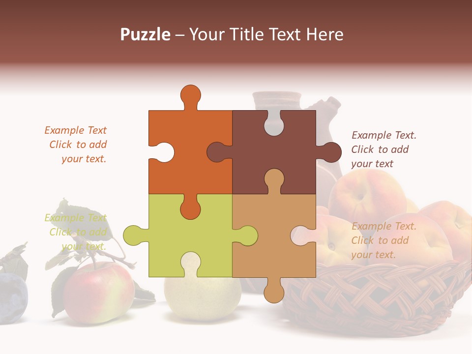 Plum Fruits Plants PowerPoint Template