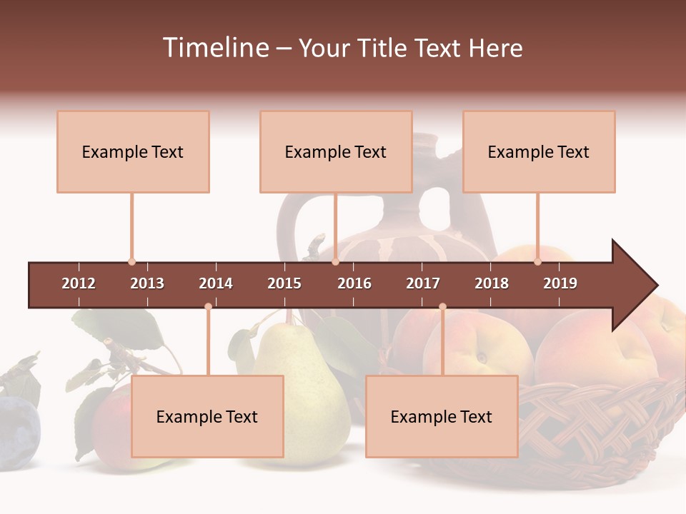 Plum Fruits Plants PowerPoint Template