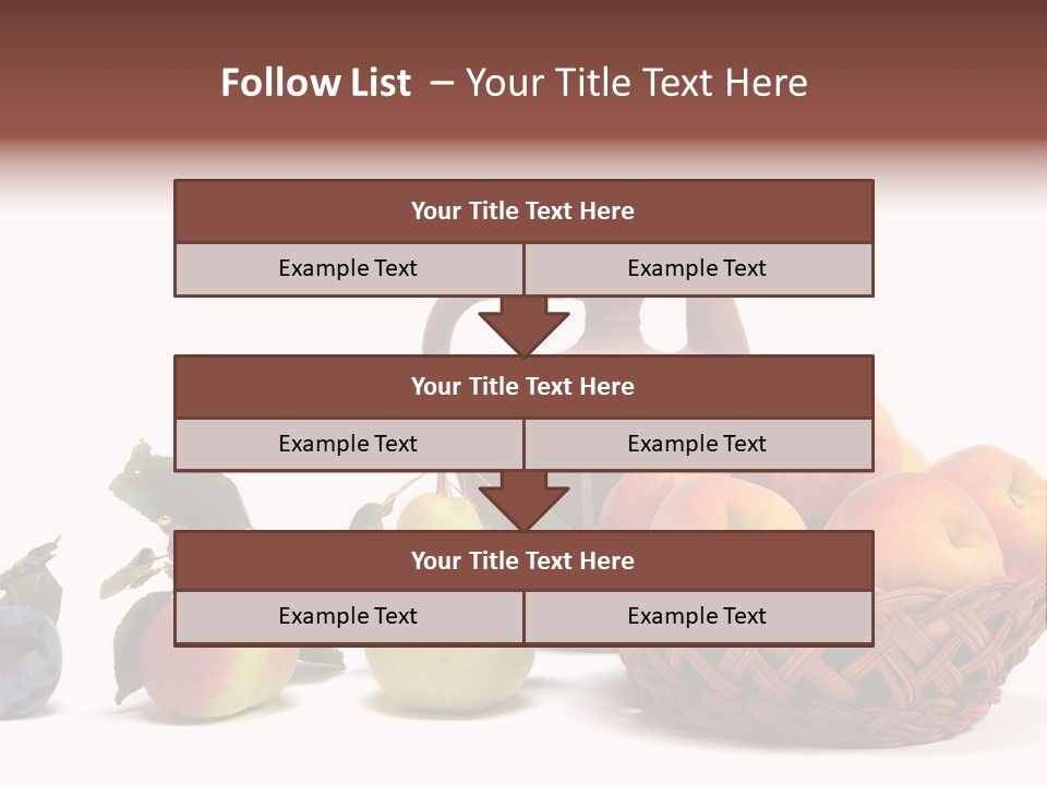 Plum Fruits Plants PowerPoint Template