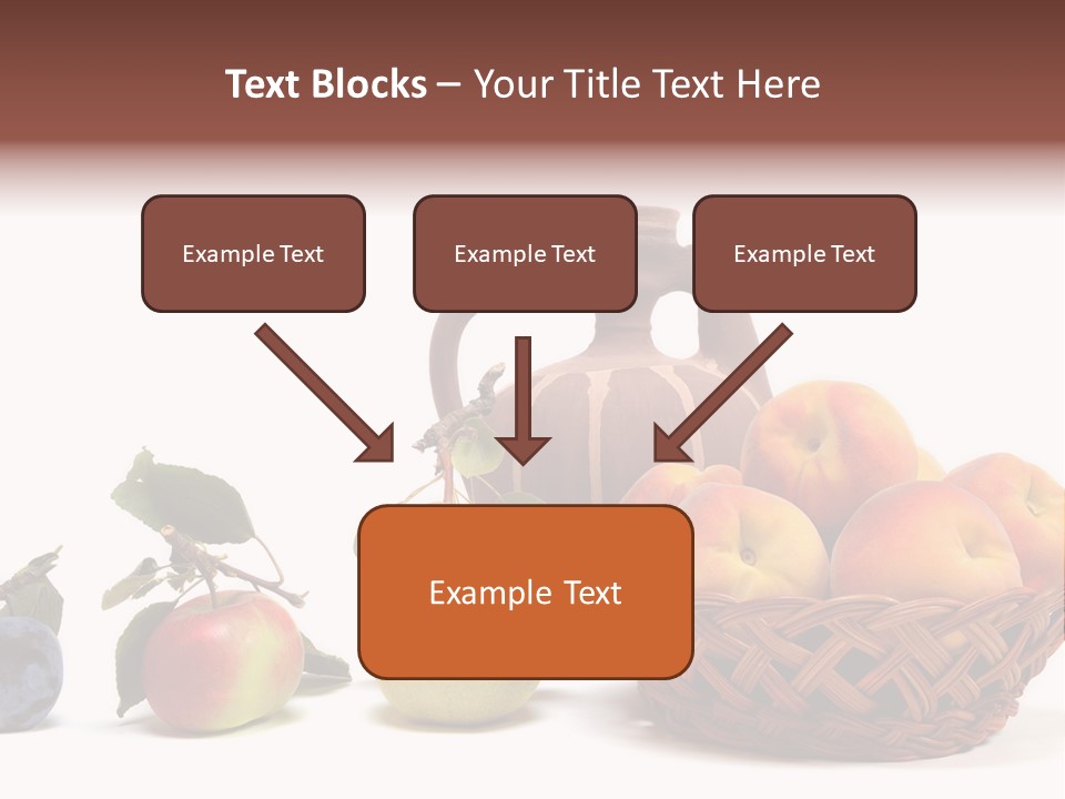 Plum Fruits Plants PowerPoint Template