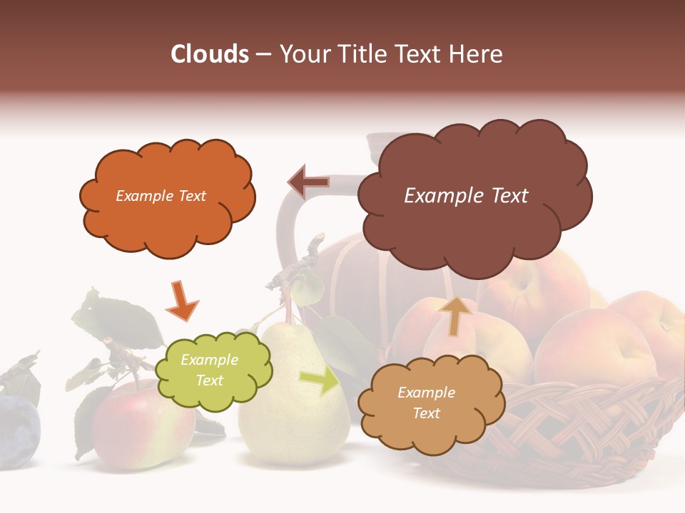 Plum Fruits Plants PowerPoint Template