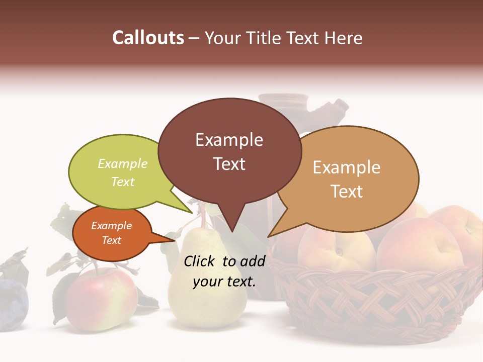 Plum Fruits Plants PowerPoint Template