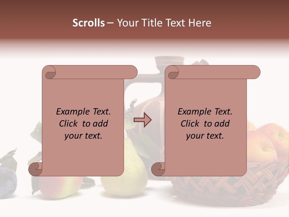 Plum Fruits Plants PowerPoint Template