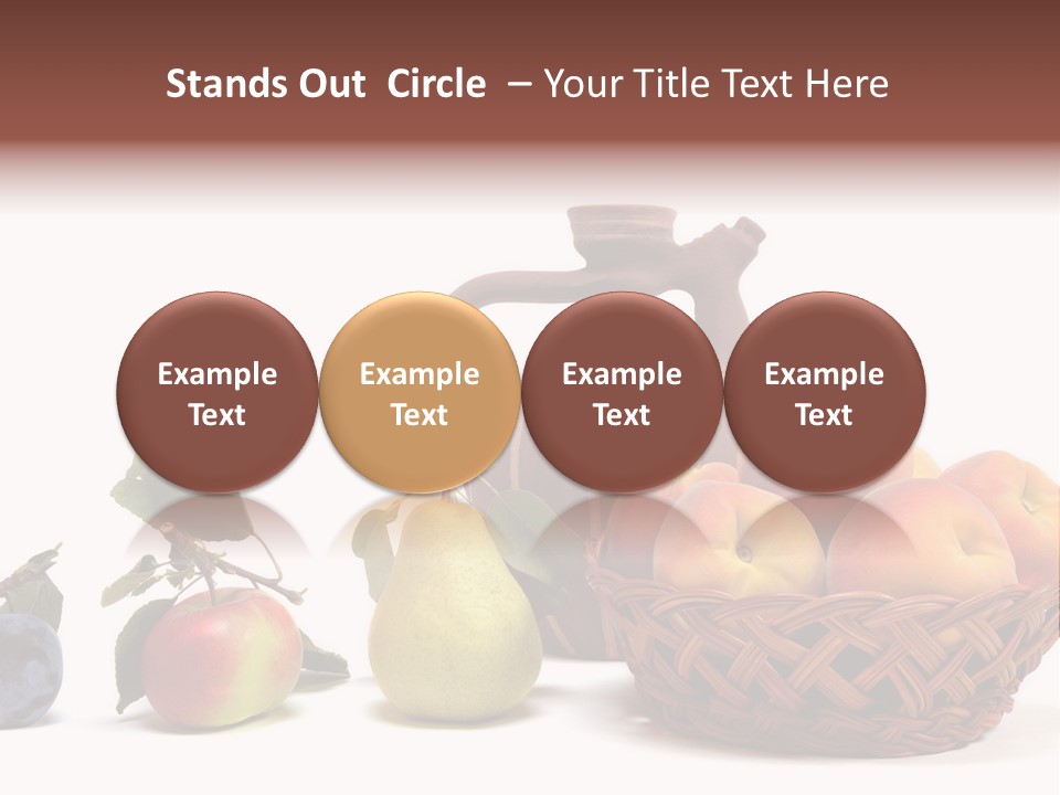 Plum Fruits Plants PowerPoint Template