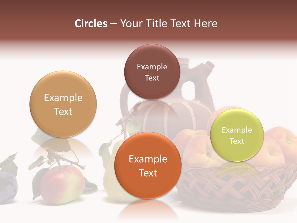 Plum Fruits Plants PowerPoint Template