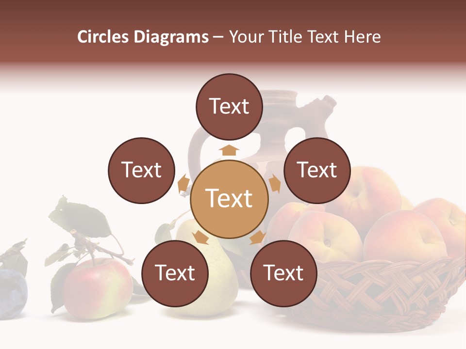 Plum Fruits Plants PowerPoint Template