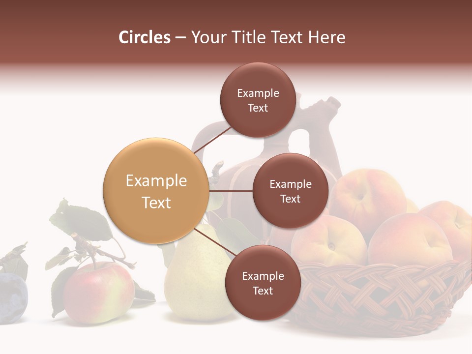 Plum Fruits Plants PowerPoint Template