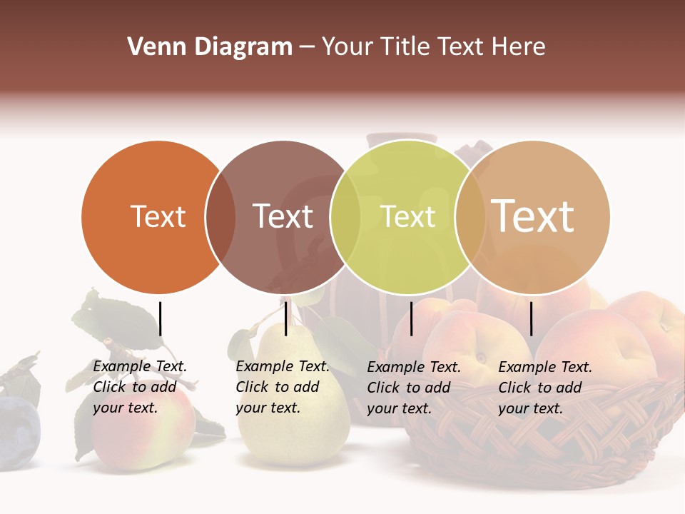 Plum Fruits Plants PowerPoint Template