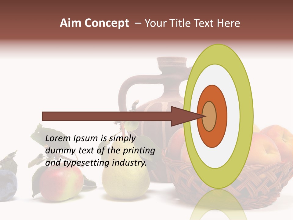 Plum Fruits Plants PowerPoint Template