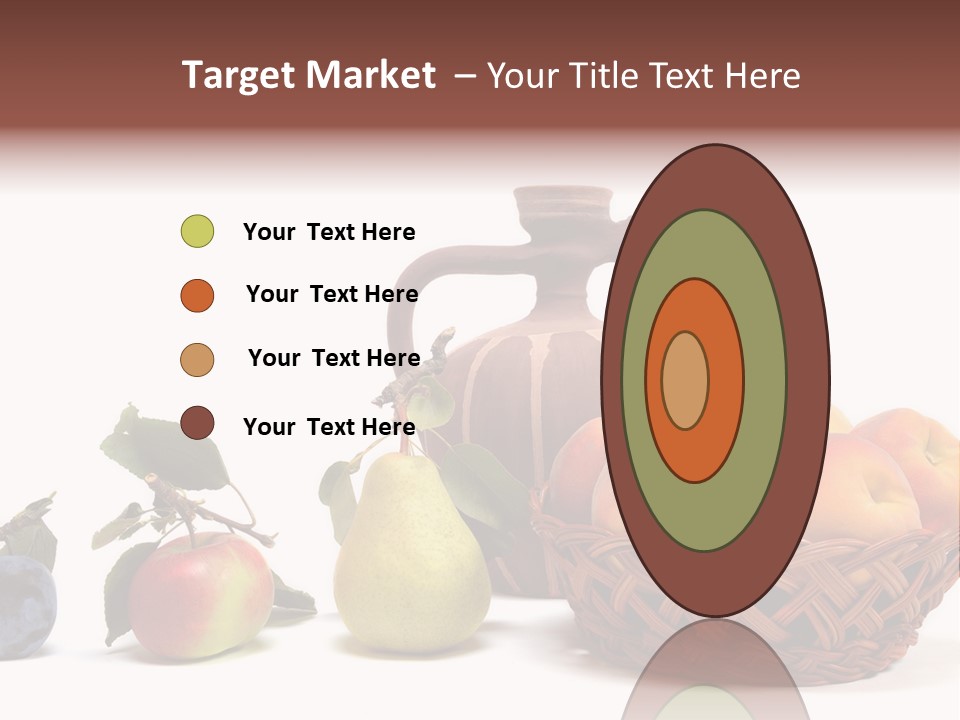 Plum Fruits Plants PowerPoint Template