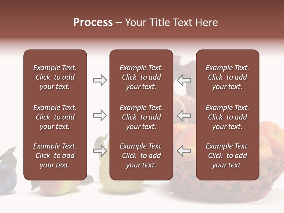 Plum Fruits Plants PowerPoint Template