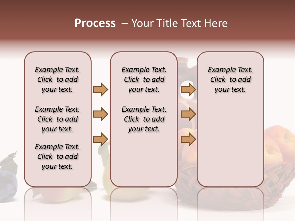 Plum Fruits Plants PowerPoint Template