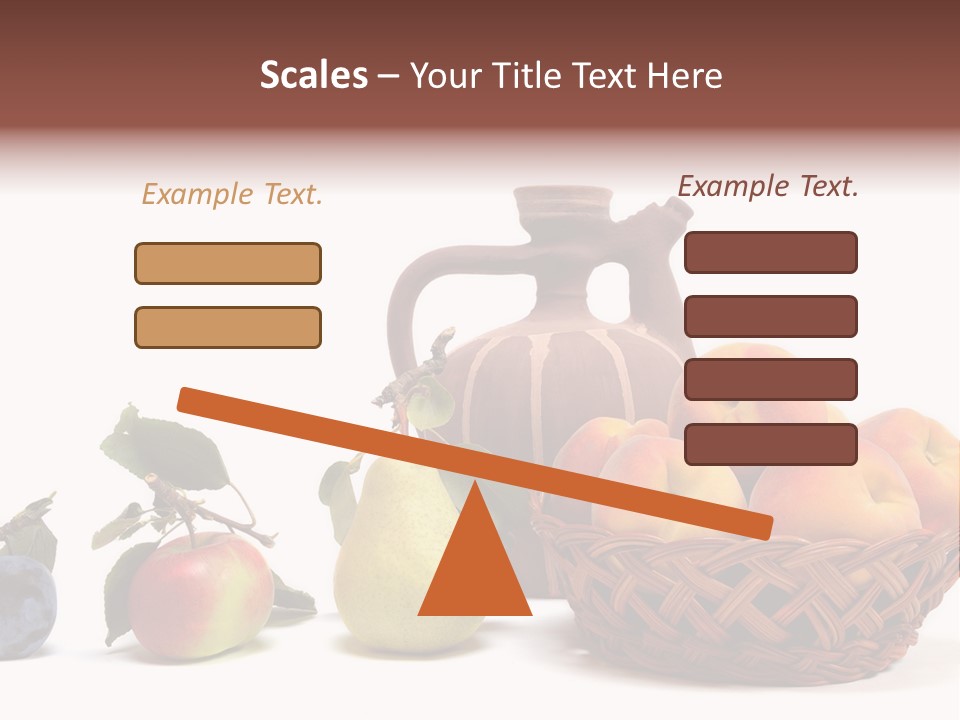 Plum Fruits Plants PowerPoint Template